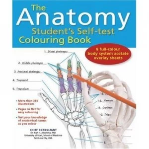 Image of The Anatomy Students Self-Test Colouring Book Paperback