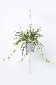 Image of Artificial Hanging Basket Spider Plant, 95 cm