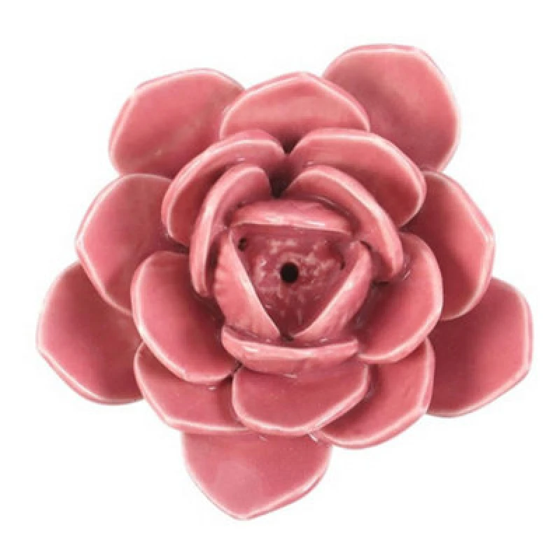 Image of Something Different Something Different Pond Dipping Water Lily Incense Stick Holder in Pink Pink One Size Unisex 5063703133739