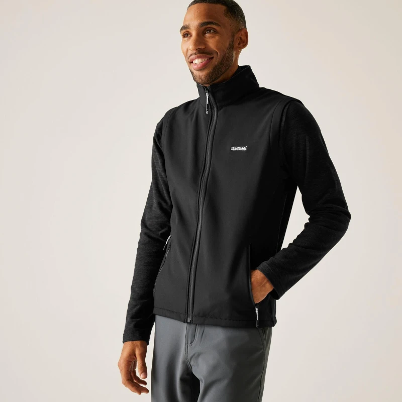 Image of Regatta Bradwell III Softshell Bodywarmer - Black 4XL