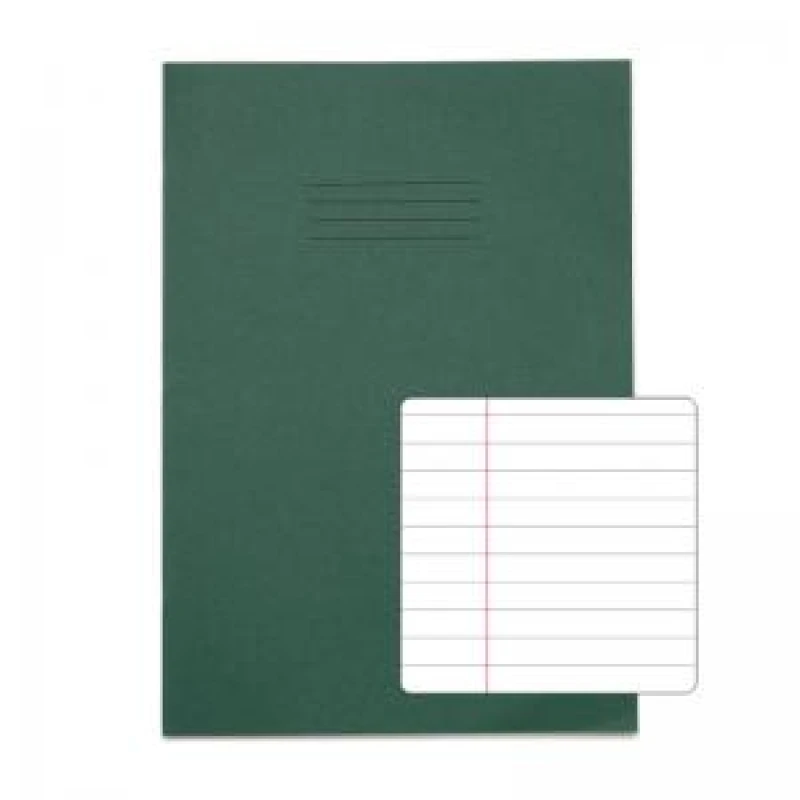 Image of Rhino Standard EX68171 A4 75gm2 48-Page 8mm Ruled Exercise Book Dark 128066