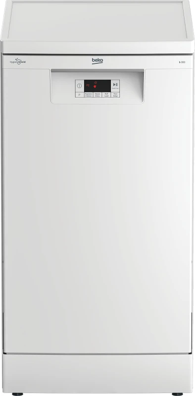 Image of Beko BDFS16030W Slimline Dishwasher - White - D Rated