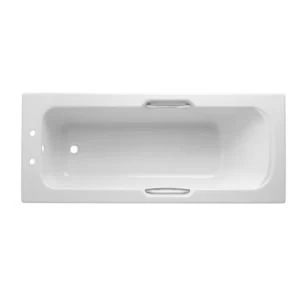 image of Cooke Lewis Shaftesbury Acrylic Rectangular Straight Bath L1700mm W700mm