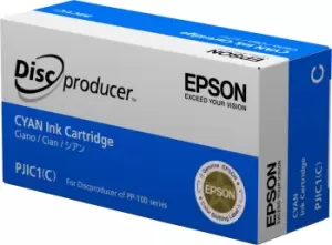 Image of Epson C13S020447/PJIC1 Ink cartridge cyan 26ml for Epson PP 100/50