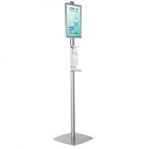 image of Hand Sanitiser Stand Vol2 A3 Silver