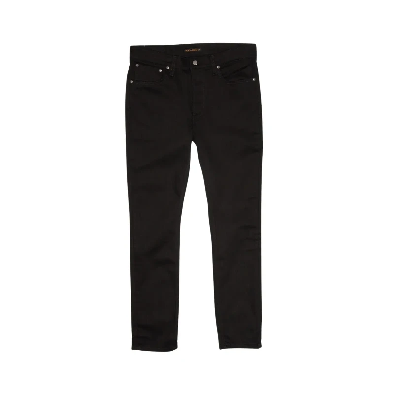 Image of Nudie Jeans Jeans Nudie Jeans Lean Dean Dry Noir Male 28x30