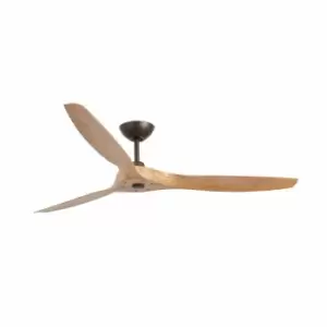 image of Morea Light Brown Ceiling Fan With DC Motor Smart