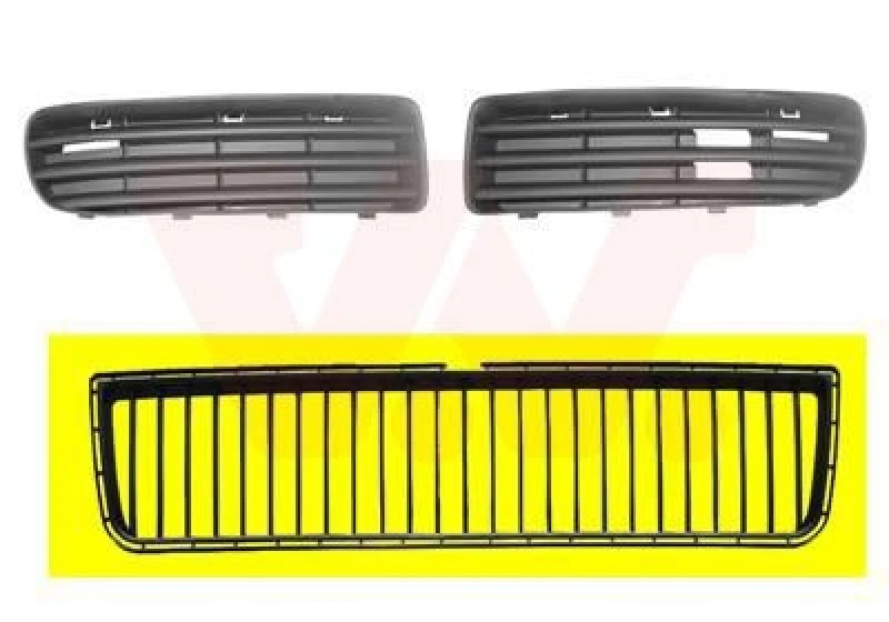 Image of VAN WEZEL Bumper grill VAN WEZEL 7621599