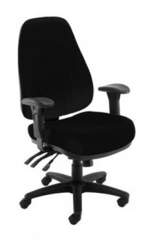 Image of Panther Fabric Chair Black