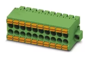 image of Phoenix Contact Dfmc 1,5/14-Stf-3,5 Terminal Block, Pluggable, 14Pos, 16Awg