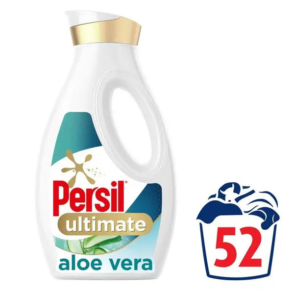 image of Persil Ultimate Aloe Vera Laundry Washing Liquid Detergent 1400ml