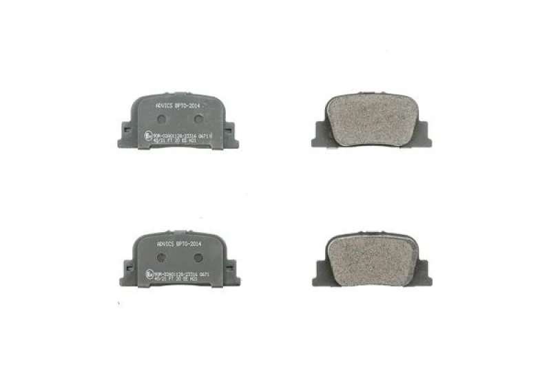 Image of AISIN Brake pad set AISIN BPTO-2014