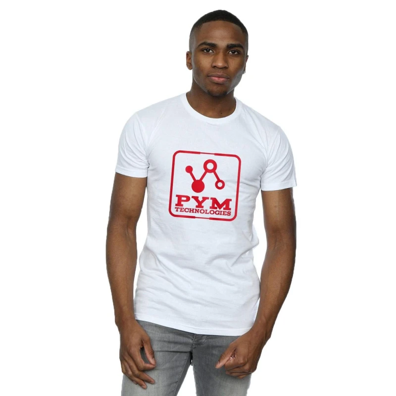Image of Marvel Marvel Men Ant-Man And The Wasp Pym Technologies T-Shirt in White Size: Small White S Male 5057972208748