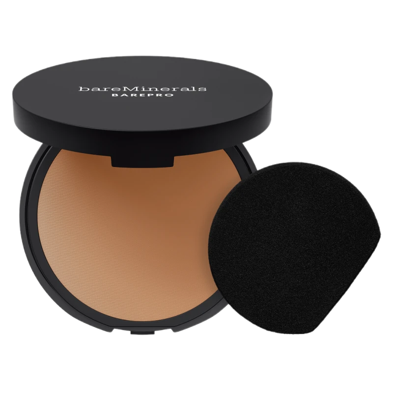 Image of bareMinerals BAREPRO 24HR Skin-Perfecting Powder Foundation 8g Medium Deep 45 Warm
