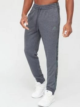 Image of adidas Camo Pants - Dark Grey Heather, Size XL, Men