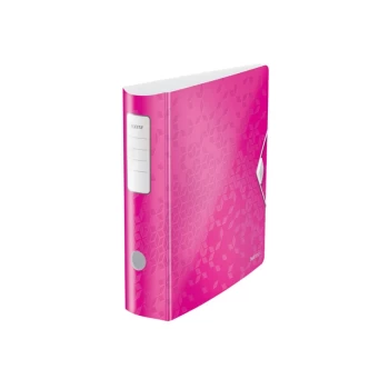 image of 180 Active WOW Lever Arch File A4. 75MM. Pink - Outer Carton of 5