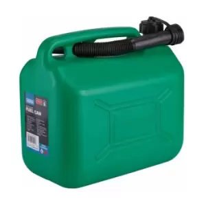 image of Plastic Fuel Can, 10L, Green 09055 - Draper