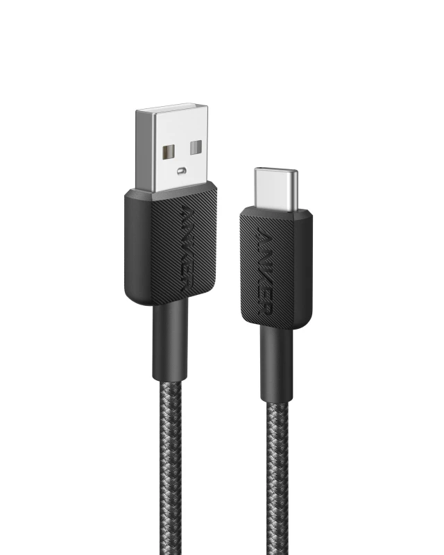 Image of Anker Anker 322 USB cable 0.9 m USB A USB C Black A81H5G11