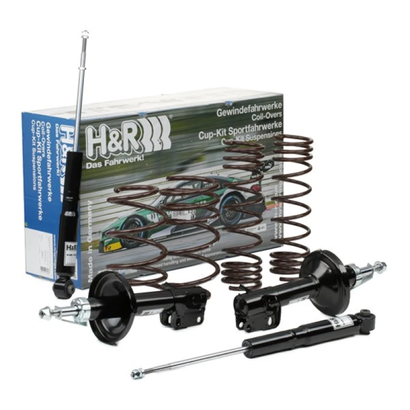 Image of Suspension kit, coil springs / shock absorbers H&R 40540-4