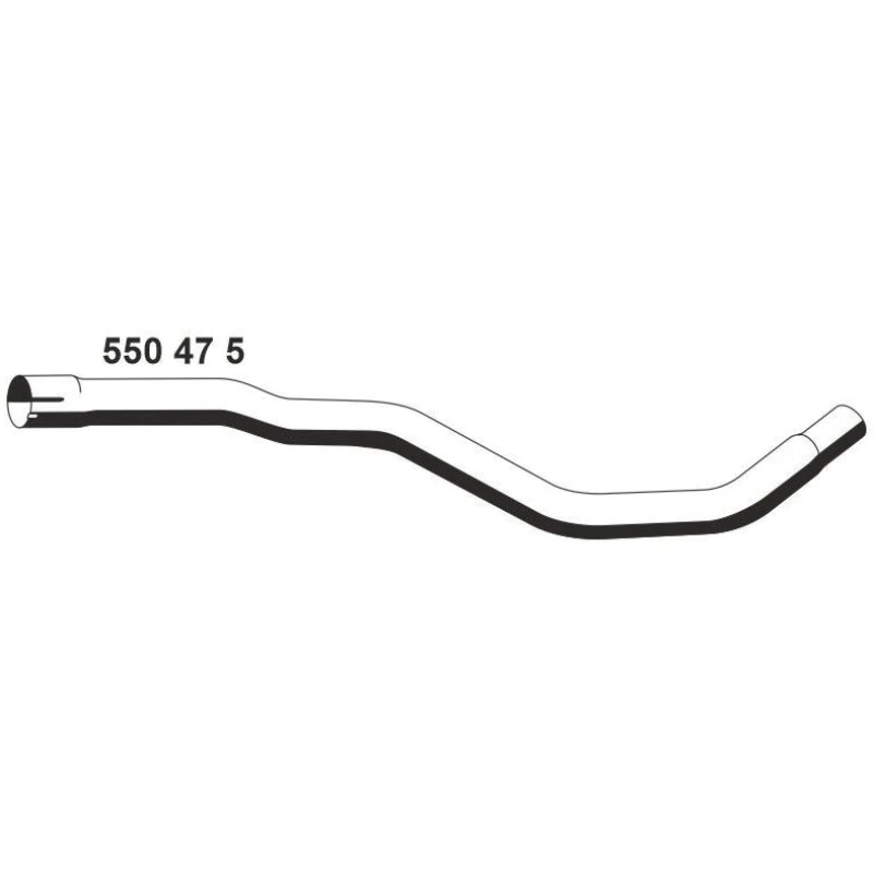 Image of ERNST 550475 Exhaust Pipe Centre Exhaust Pipe (17)
