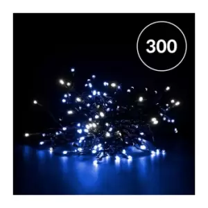 Image of 300 LED Mains-Powered Chaser Lights - Blue & White