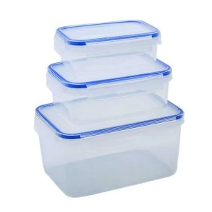 image of Addis 3 Piece Clip & Close Food Storage Container Set