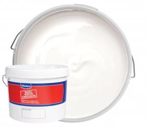 Image of Wickes Basic Matt Emulsion Paint - White 10L