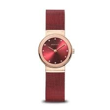 Image of Bering Red Ladies Watch - 10126-363