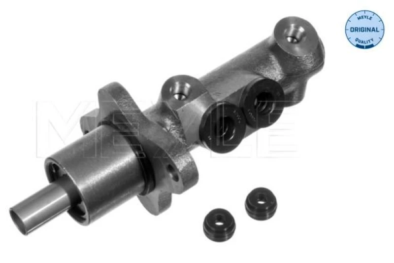 Image of MEYLE 100 698 0010 Master Cylinder Original Quality, Ø: 23,8mm, Number of connectors: 2 Grey Cast Iron Master Cylinder,brakes (258)