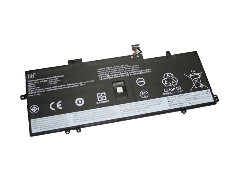 Image of BTI BTI 51Wh 4 cell 5B10W13930 compatible battery for Lenovo THINKPAD X1 CARBON 8TH GEN THINKPAD X1 CARBON 7TH GEN THINKPAD X1 YOGA 5TH GEN L18M4P72-B