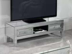 Image of Birlea Vienna Mirrored TV Unit Assembled