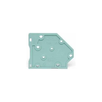 image of Wago - 745-500 End Plate Snap Fit 1.7mm Thick