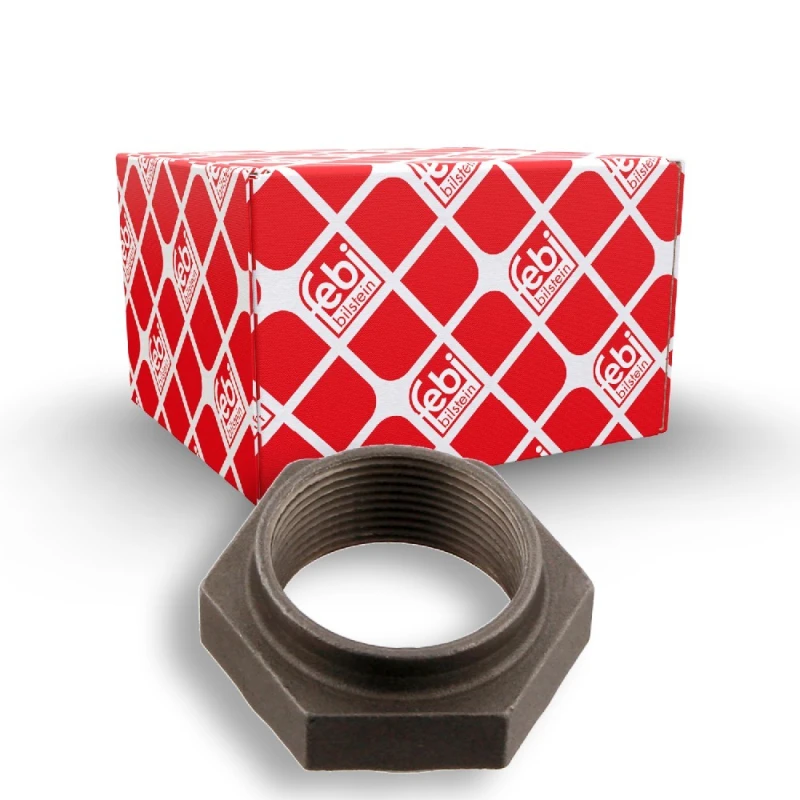 Image of FEBI BILSTEIN 10178 Nut, stub axle Rear Axle Steel Nut,stub axle (2065)