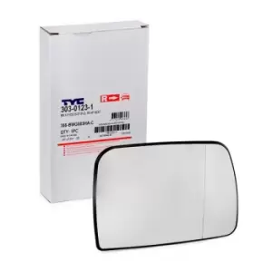 Image of TYC Wing Mirror Glass 303-0123-1 Side Mirror Glass,Mirror Glass BMW,X5 (E53)