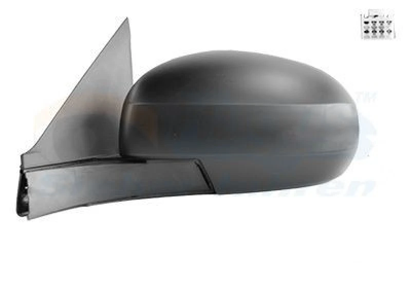 Image of VAN WEZEL Wing mirror VAN WEZEL 5223803