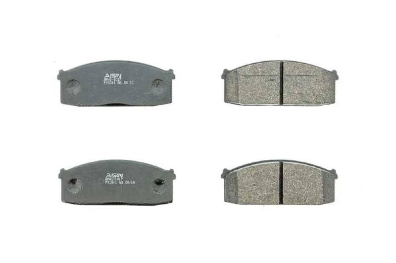 Image of AISIN BPNI-1017 Brake pad set Premium ADVICS by AISIN excl. wear warning contact Brake Pad Set,disc brake (402)