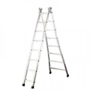 Image of Slingsby Transformable Aluminium Ladder 2x8 Rungs 328808