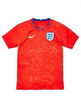 Image of Nike Junior England Pre Match Training Top - Red
