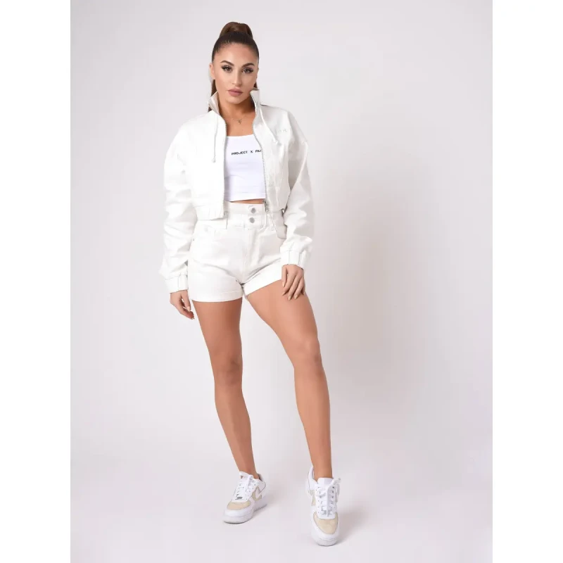 Image of Project X Paris Short shorts with clouds pattern For Her Project X Paris Blanc Female XS