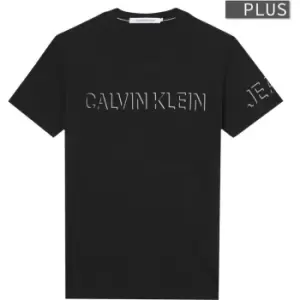 Calvin Klein Jeans Plus Shadow Logo T Shirt - Black