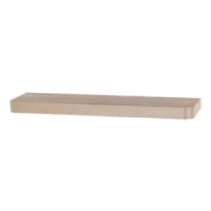 image of Trent Narrow Floating Shelf Kit in Oak Effect, 800mm x 145mm