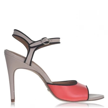 Reiss Reiss Margot Strap - Coral Red Calf