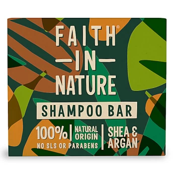Image of Faith in Nature Shea & Argan Shampoo Bar