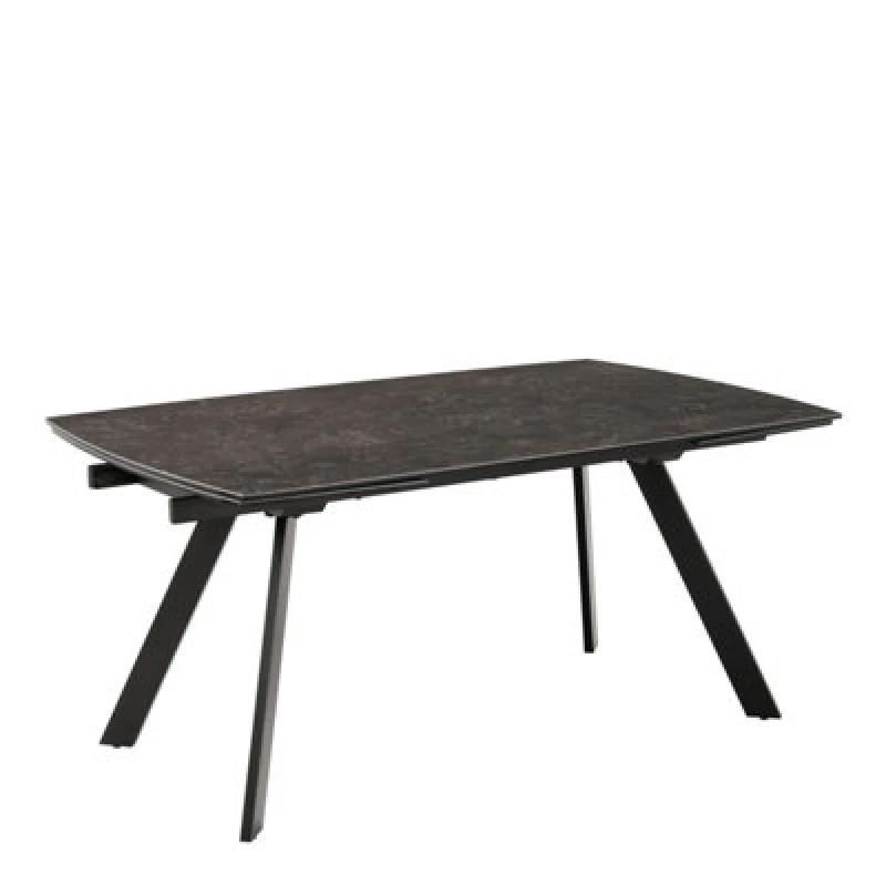Image of Furniture To Go Blackburn Black Ceramic Dining Table