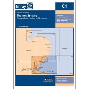 Image of Imray Chart C1 Thame Estuary Paperback / softback 2018