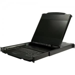 image of 17in Dual Rail Rackmount KVM Console