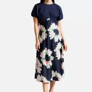 Image of Ted Baker Daysiah Floral Midi Dress - UK 10