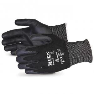 Image of Superior Glove Emerald Cx Cut Resistant String Knit Glove Black 9 Ref