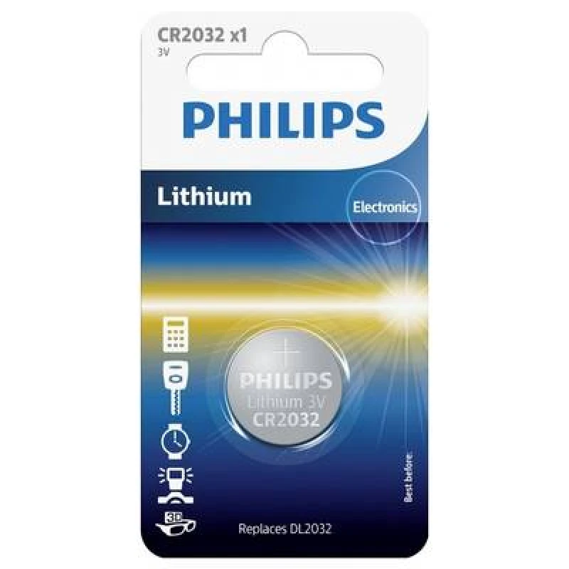Image of Philips Button cell CR 2032 3 V Lithium Minicells 2282