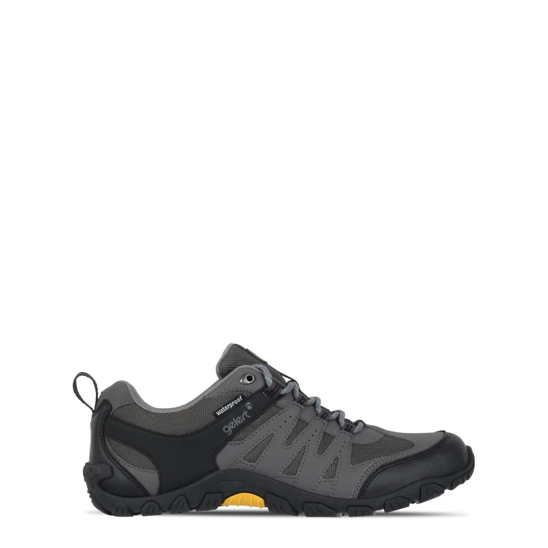 Image of Gelert Rocky Waterproof Walking Shoes Mens Charcoal male 7 (41)